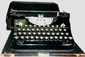 Franz Bardon Schreibmaschine